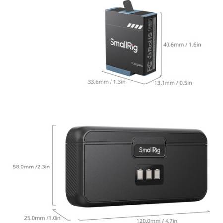SmallRig 4565 wymiary zestawu